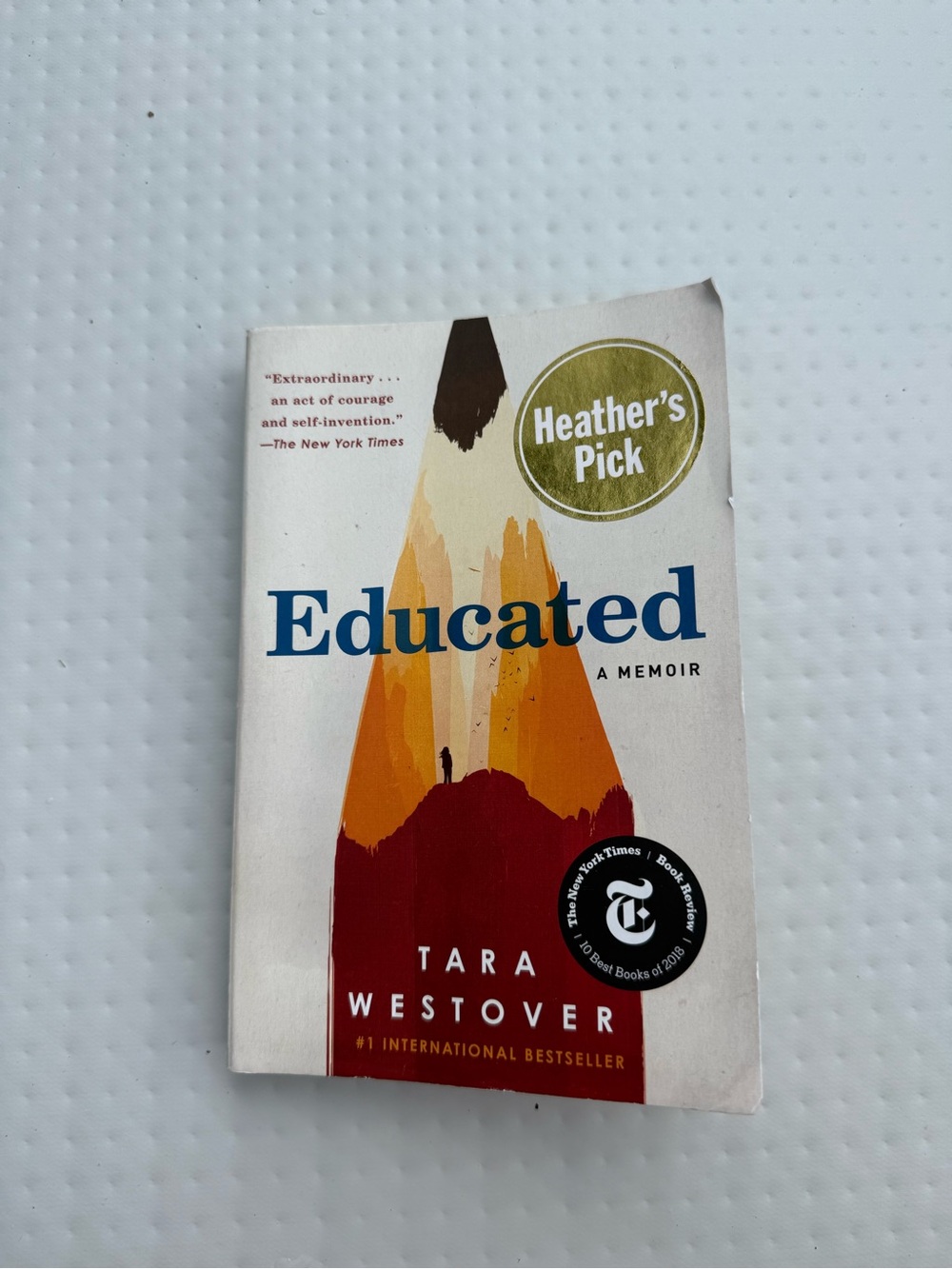 Educated by Tara Westover - Paperback Memoir